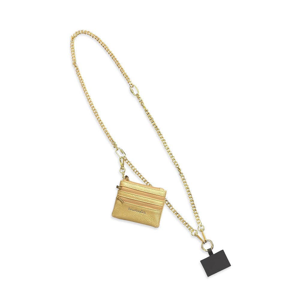 Clip & Go Chain w/Zippered Pouch — Save The Girls Accessories