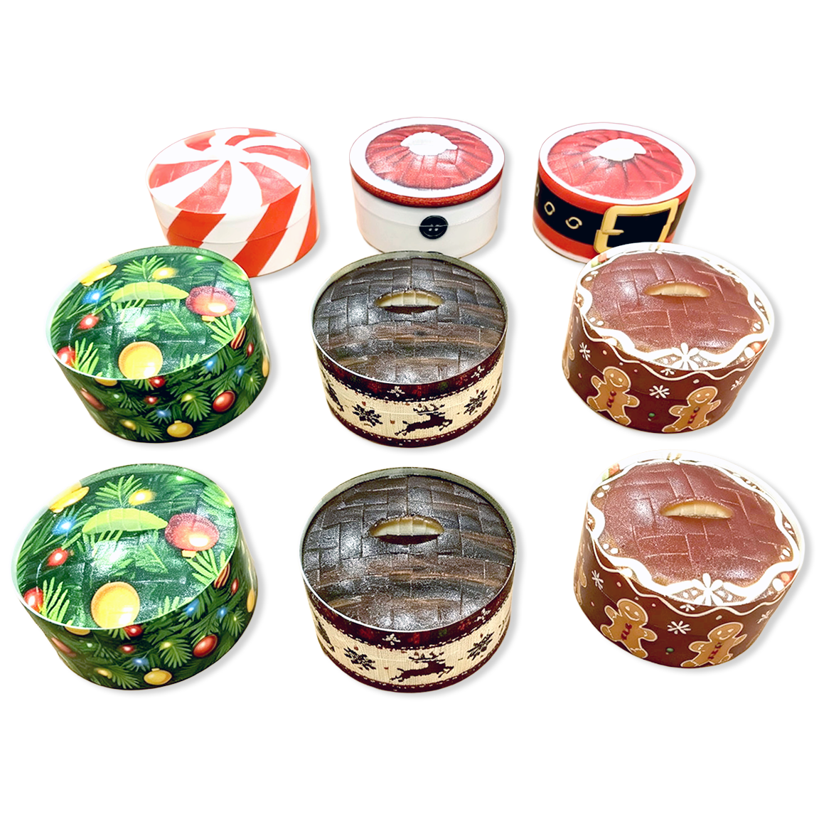 Fun Doh Christmas Dumpling Squishy Toy 12pc Holiday Display — Novelty Brands