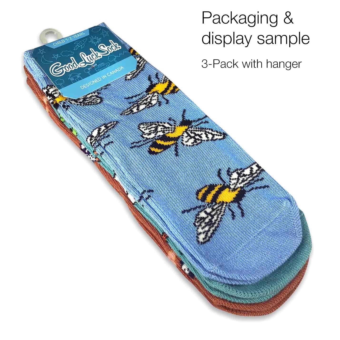 Astronaut, Fire Fighter and Police Dogs Kids Socks / 3-Pack — Good Luck Sock