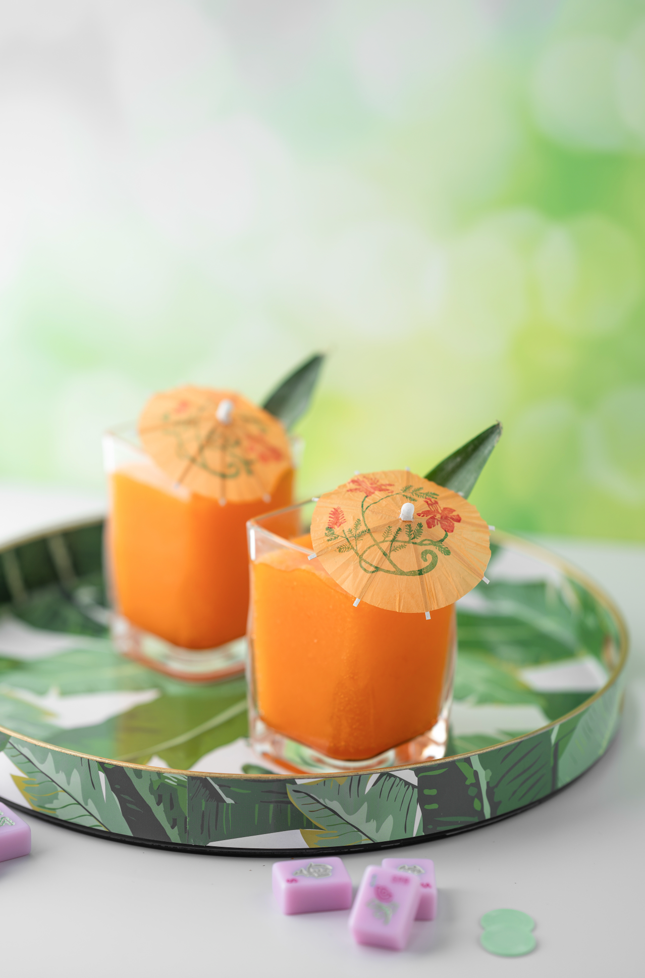 Crackle Citrus Mahjong Cocktail - Ready-To-Freeze Cocktail — d'marie inc. drink mix