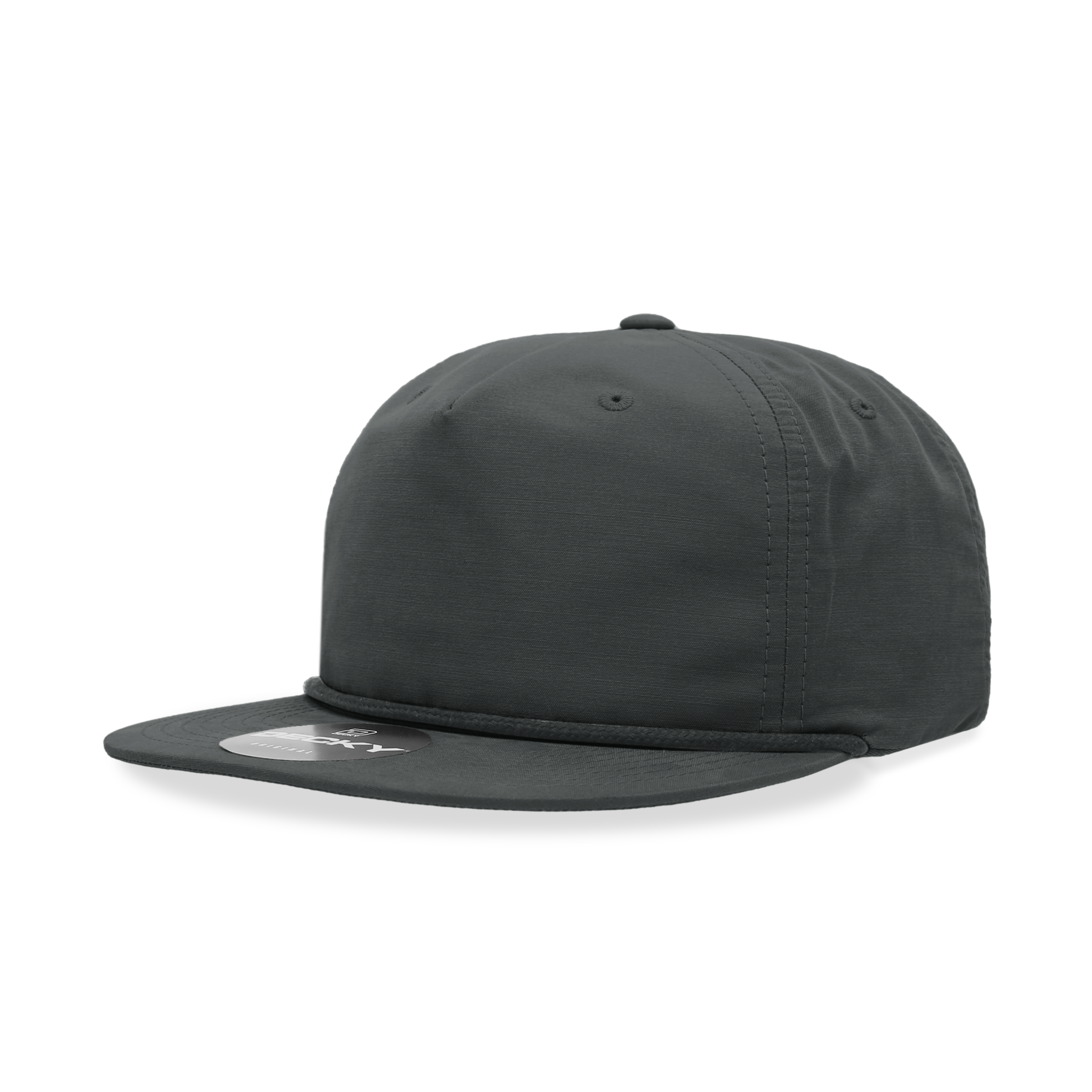 Decky 6032 Classic Rope Cap, 5 Panel Flat Bill Hat, Snapback — The Park Wholesale Caps