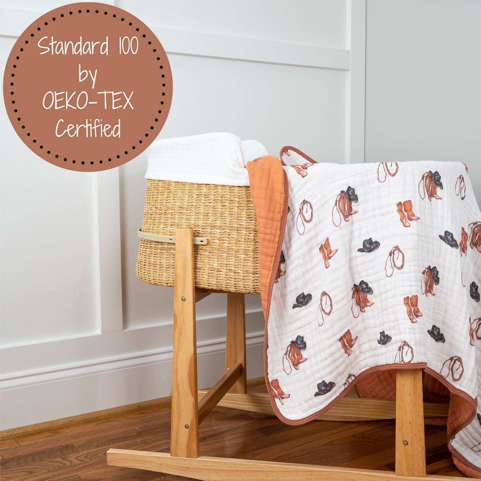 Muslin Quilt Baby & Kids Blanket Better in Boots — LollyBanks Baby Blanket