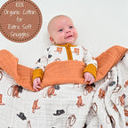 Muslin Quilt Baby & Kids Blanket Better in Boots — LollyBanks Baby Blanket