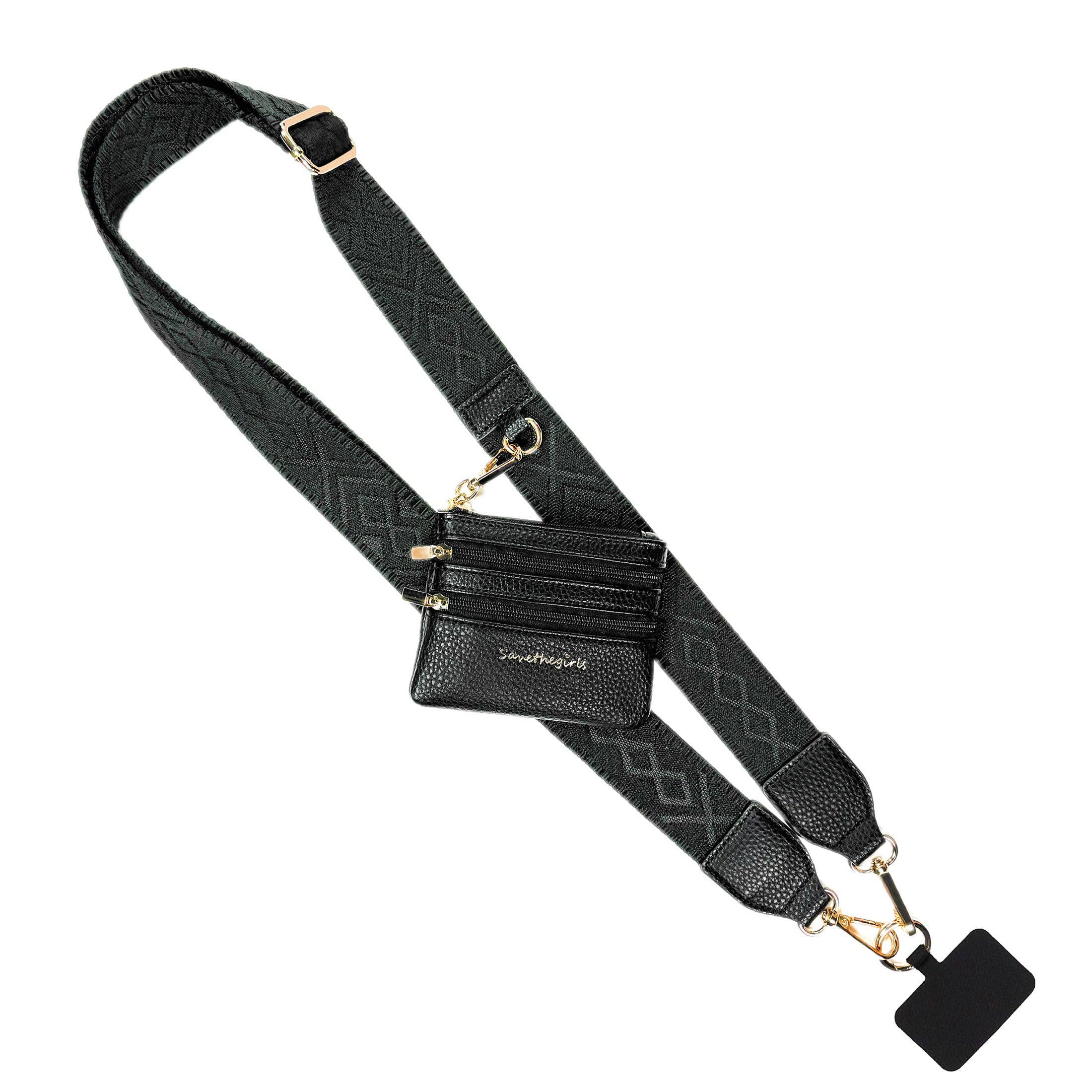 Clip & Go Strap w/Zippered Pouch Classic — Save The Girls Accessories