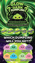Fun Doh Glow In The Dark Mystery Dumpling Black Baskets — Novelty Brands