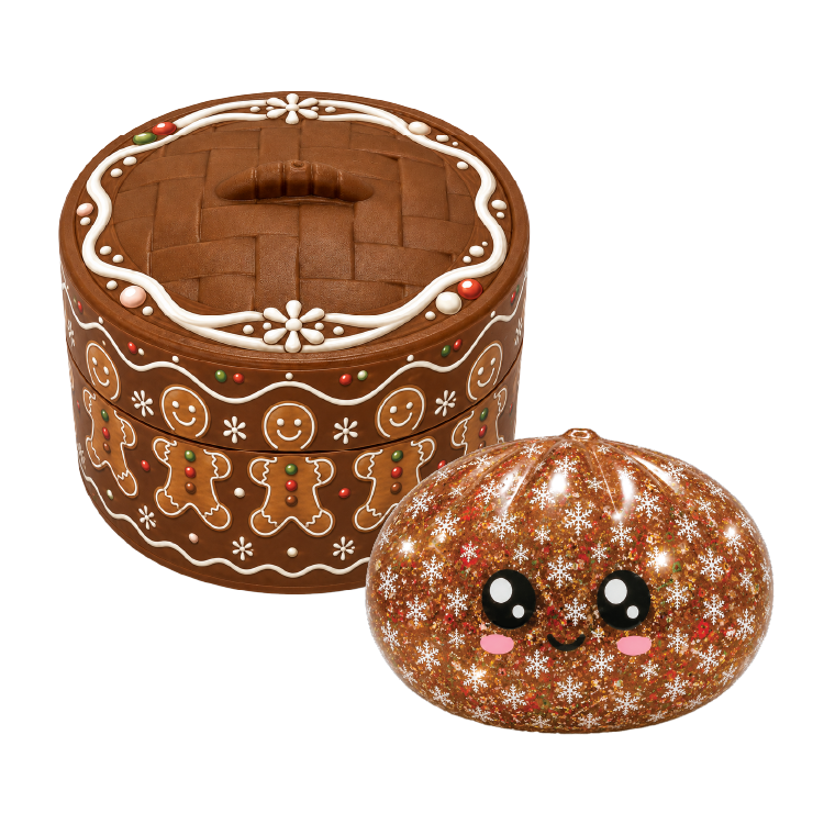 Fun Doh Petite (Mini) Squishy Christmas Dumplings Toy — Novelty Brands