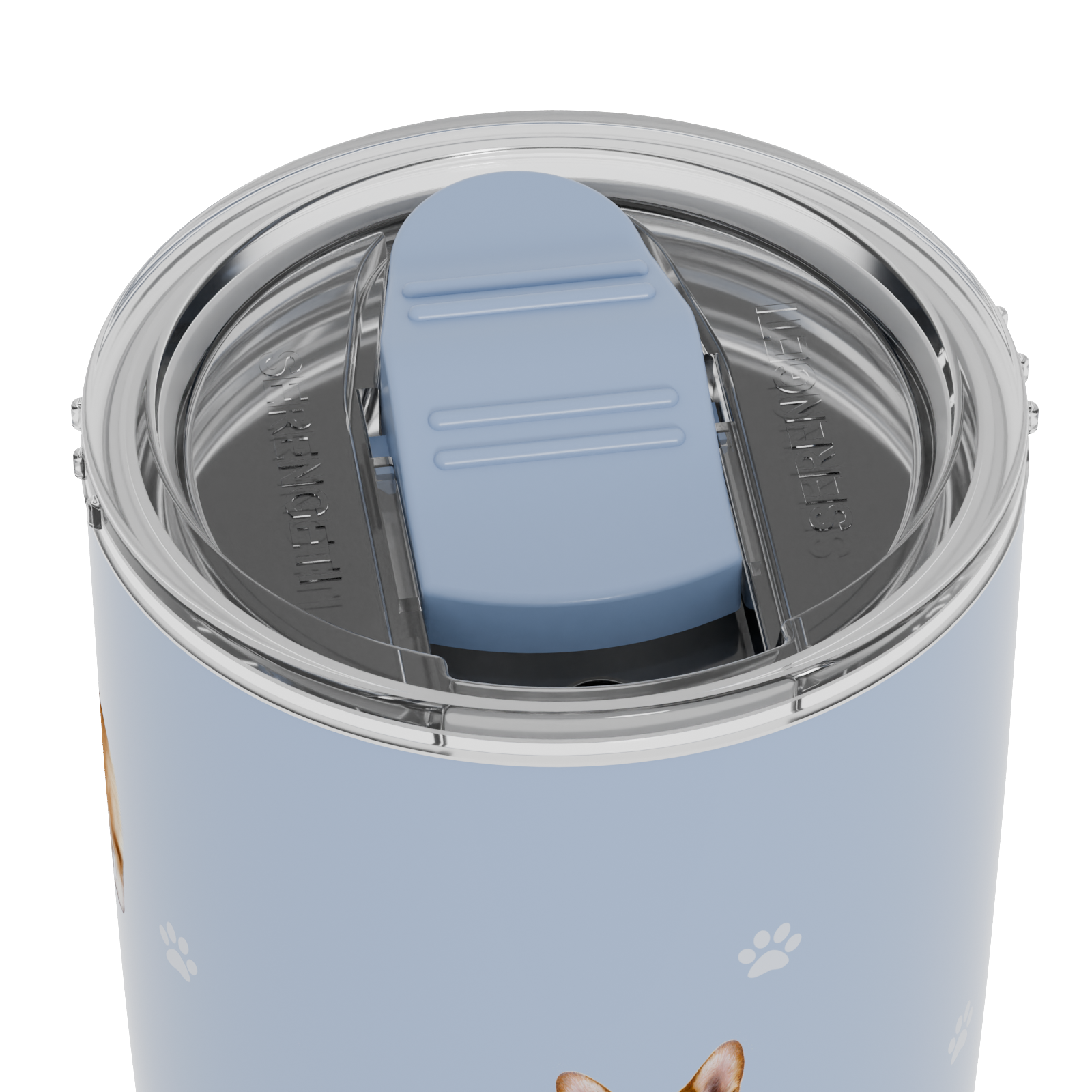 3D Printed - Welsh Corgi Tumbler, Leak-Proof, Durable 20 Oz — E&S Pets Tumblers