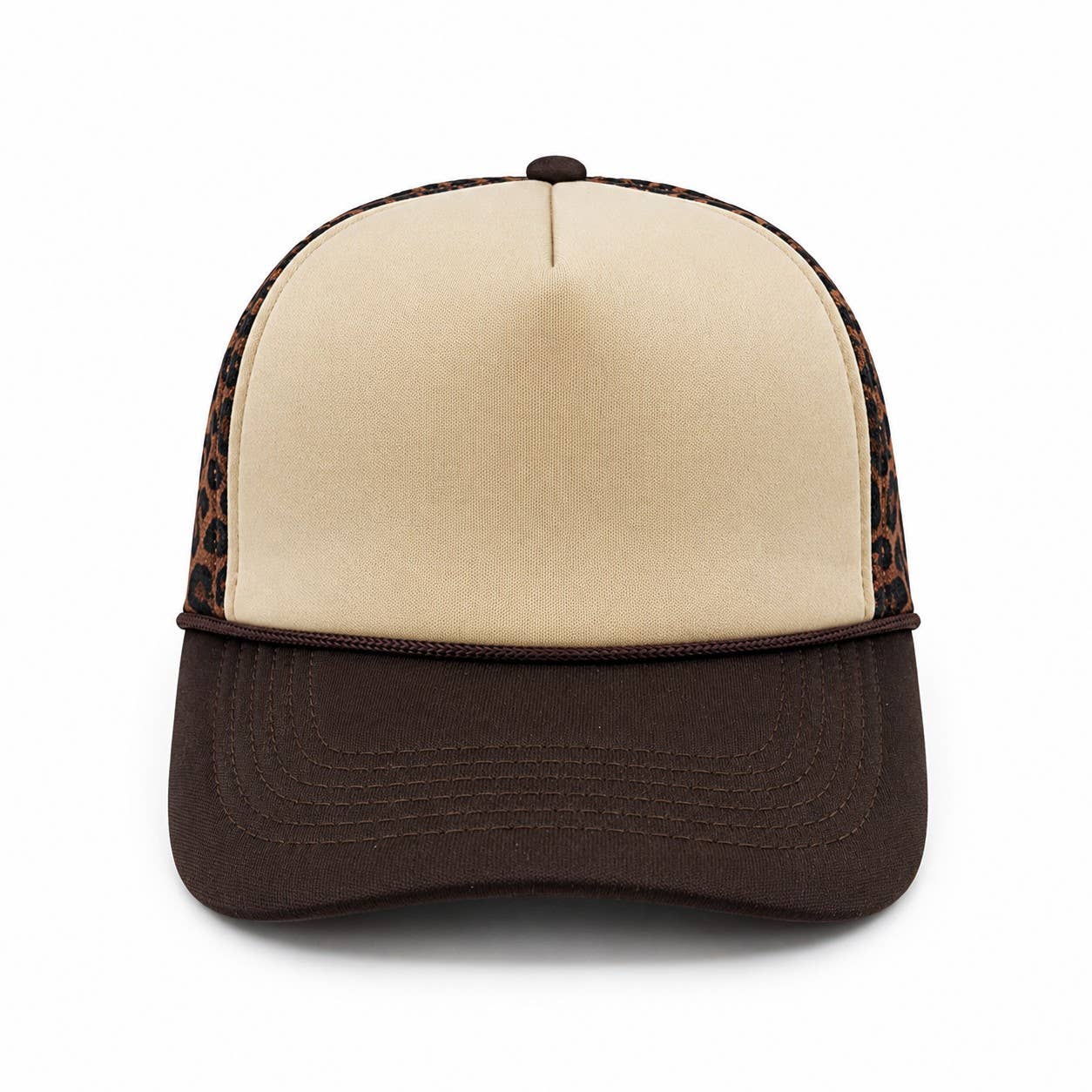 Leopard Pattern Mesh Foam Trucker Hat — Hatzzi Hats & Caps