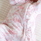 Fancy Frills Ruffle Zipper Footie — Caden Lane Baby Sleepwear