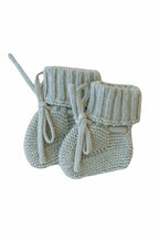 Knit Baby Booties | Ash — Caden Lane Baby Accessories