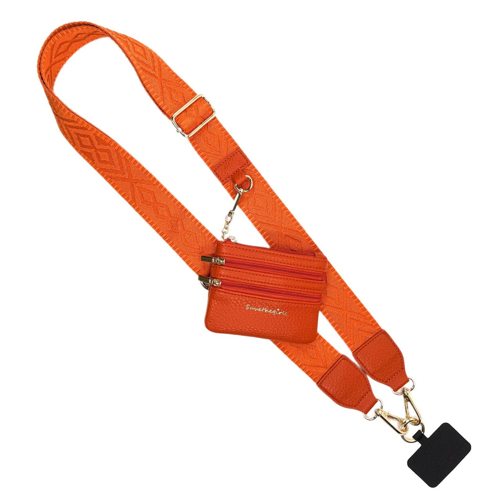Clip & Go Strap w/Zippered Pouch Classic — Save The Girls Accessories
