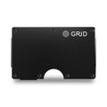 GRID Wallet black aluminum slim minimalist card-stacking wallet