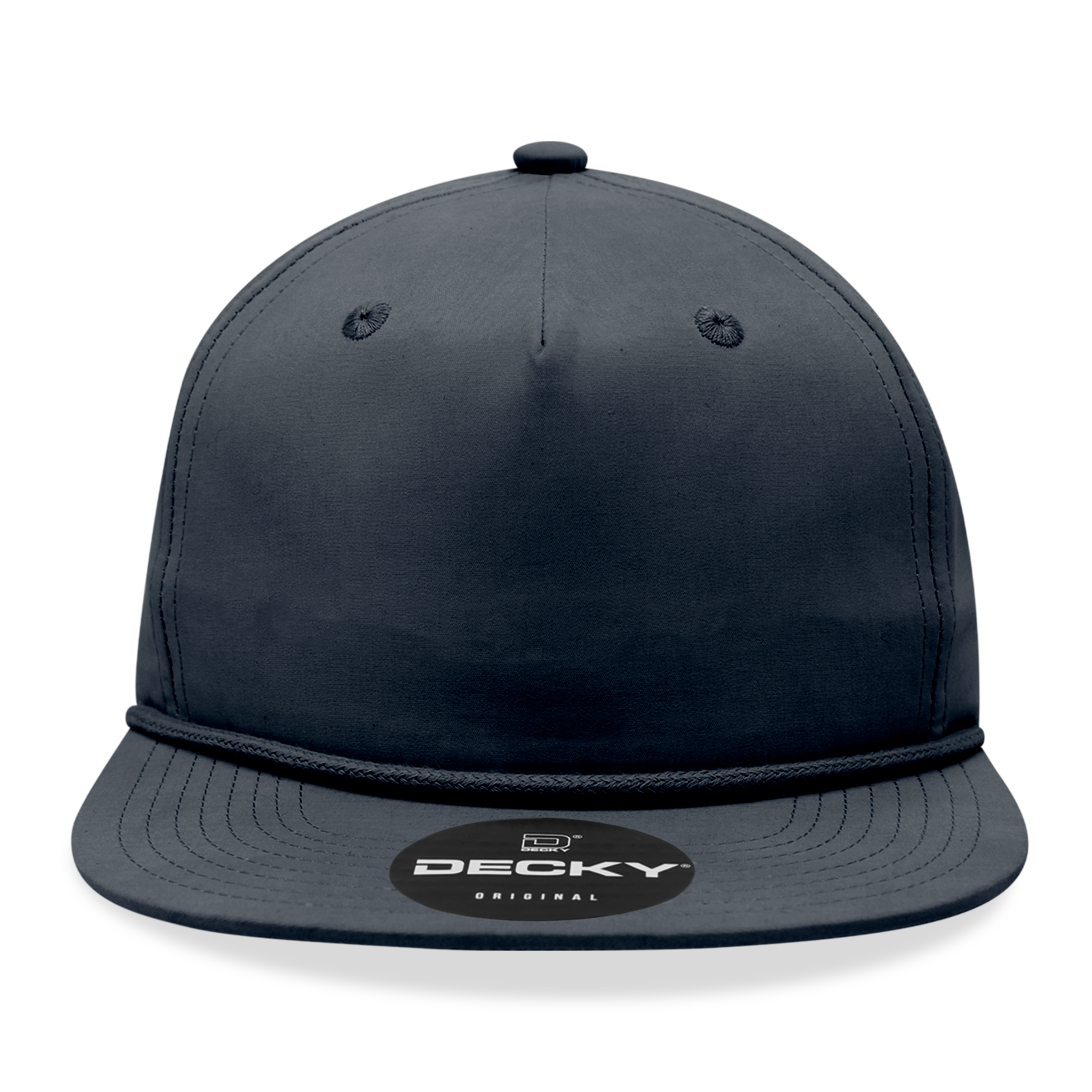 Decky 6032 Classic Rope Cap, 5 Panel Flat Bill Hat, Snapback — The Park Wholesale Caps
