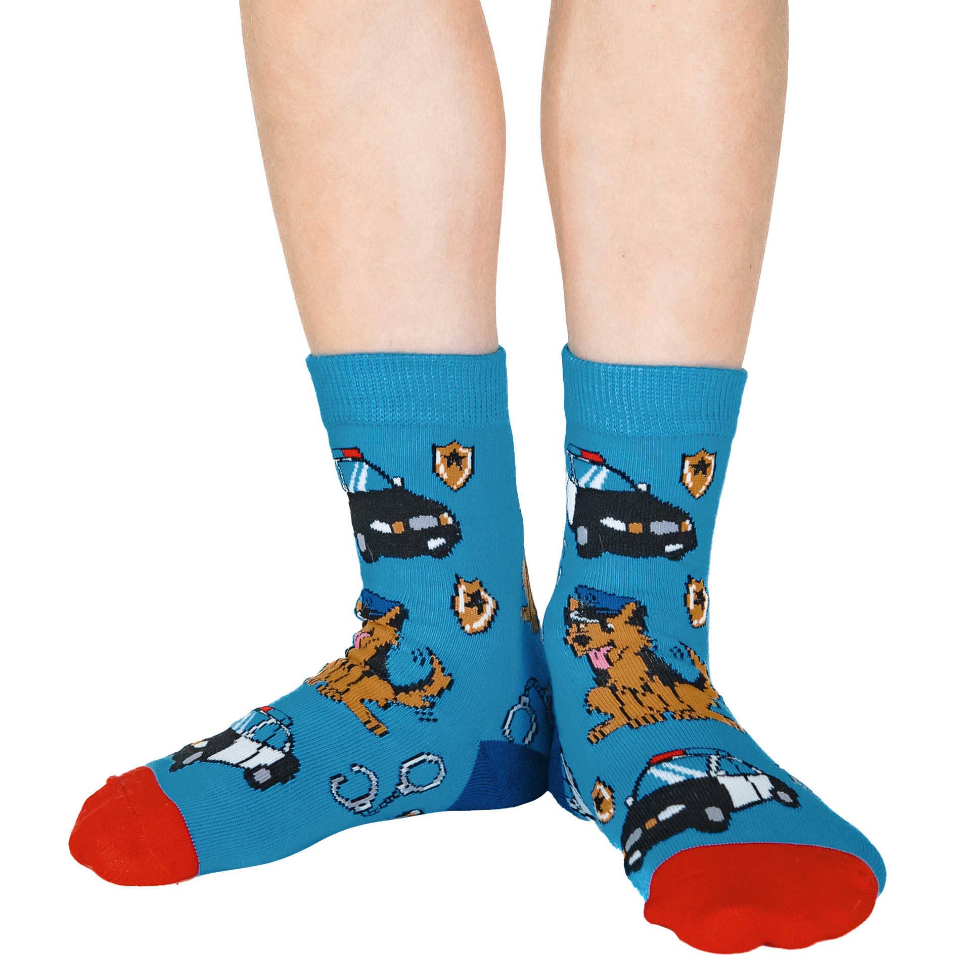 Astronaut, Fire Fighter and Police Dogs Kids Socks / 3-Pack — Good Luck Sock