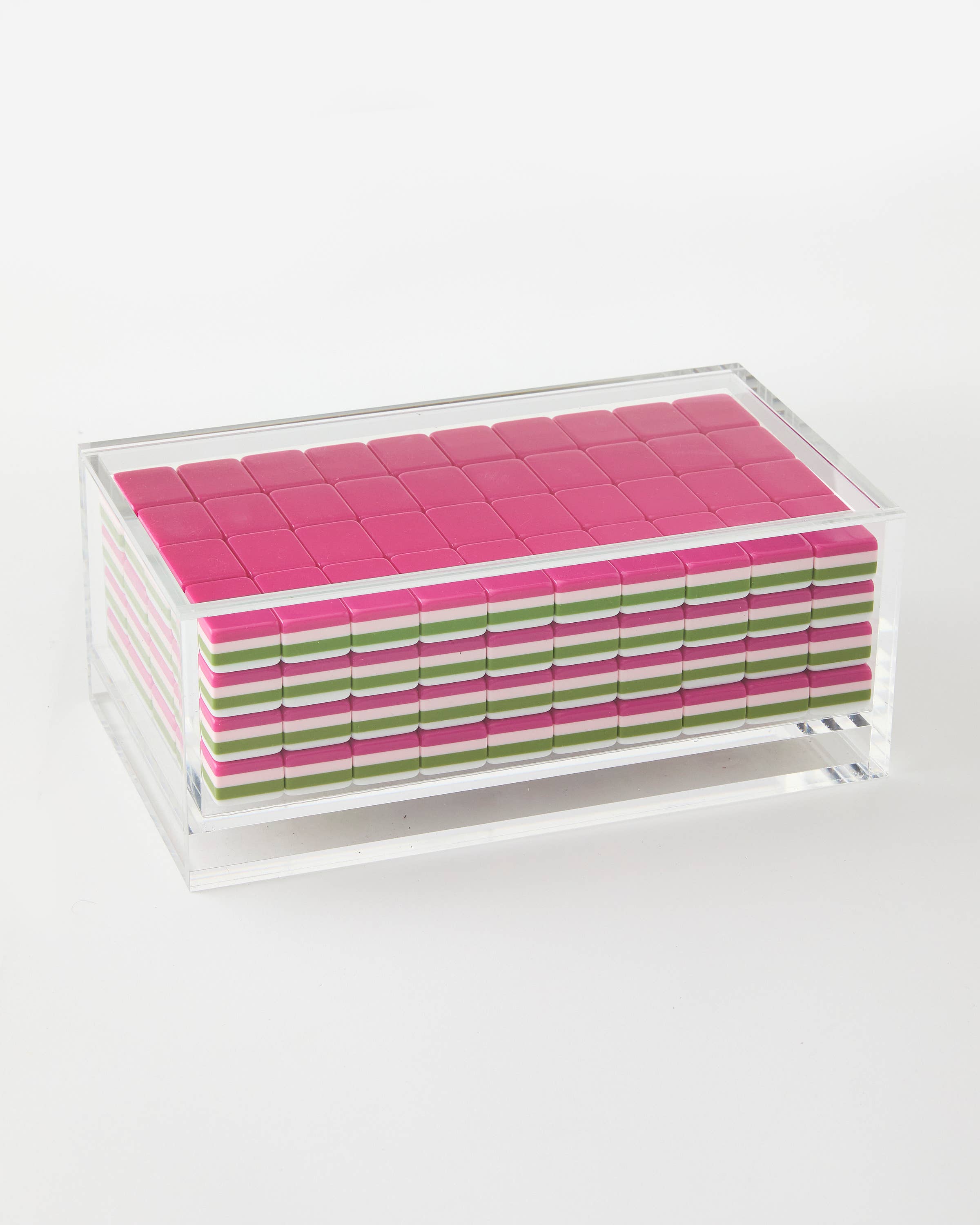 Mahjong Box- Clear lid — Oh My Mahjong