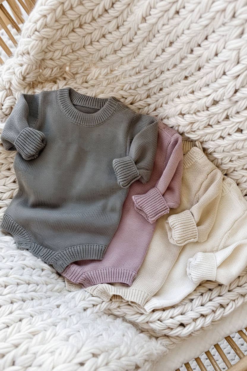 Knit Sweater Bubble Romper — Caden Lane