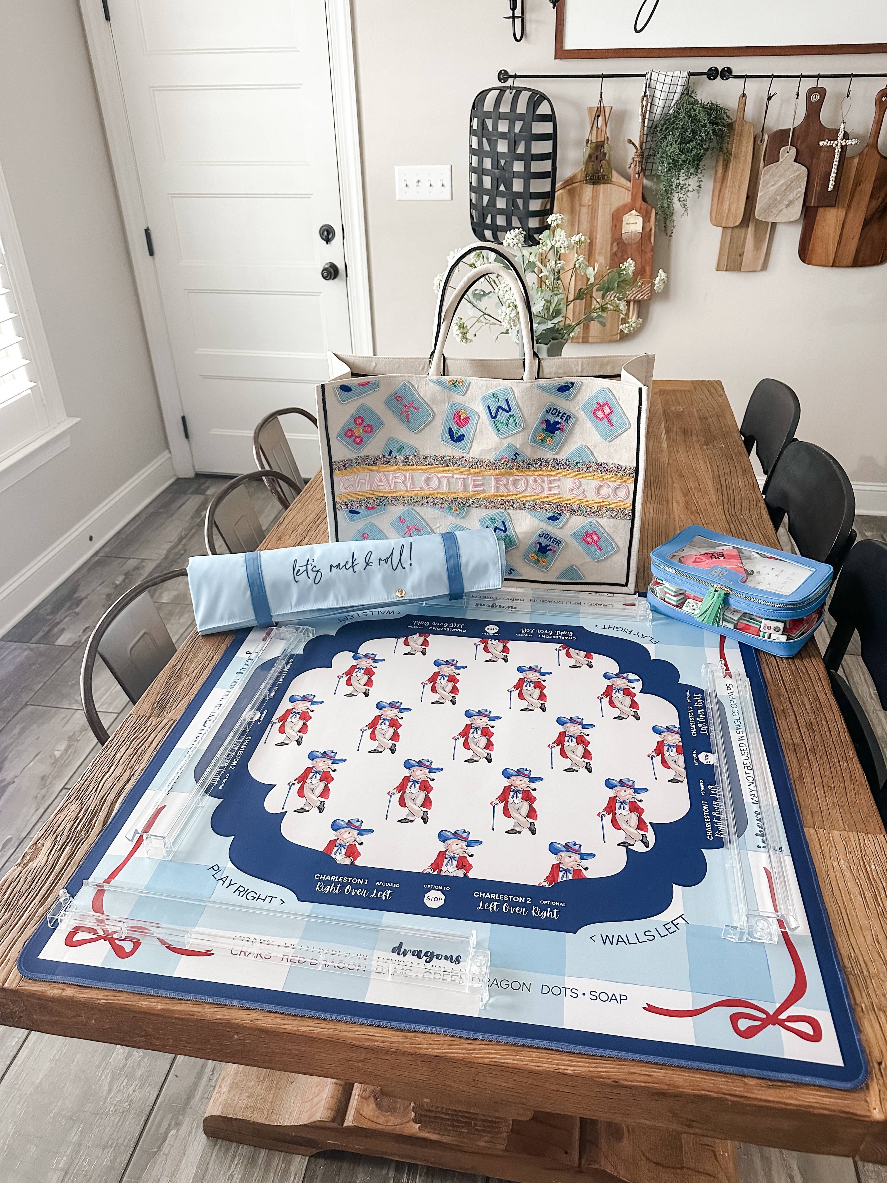Colonel Reb Mahjong Mat • Preorder — Charlotte Rose & Co.