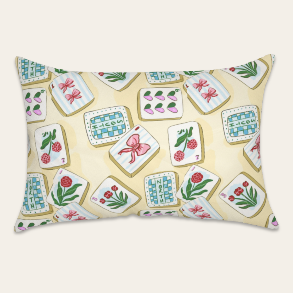 Mahjong Satin Pillowcase — Hang Accessories
