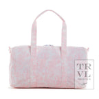 TRVL Design bunny toile pink weekender duffel bag weekend travel