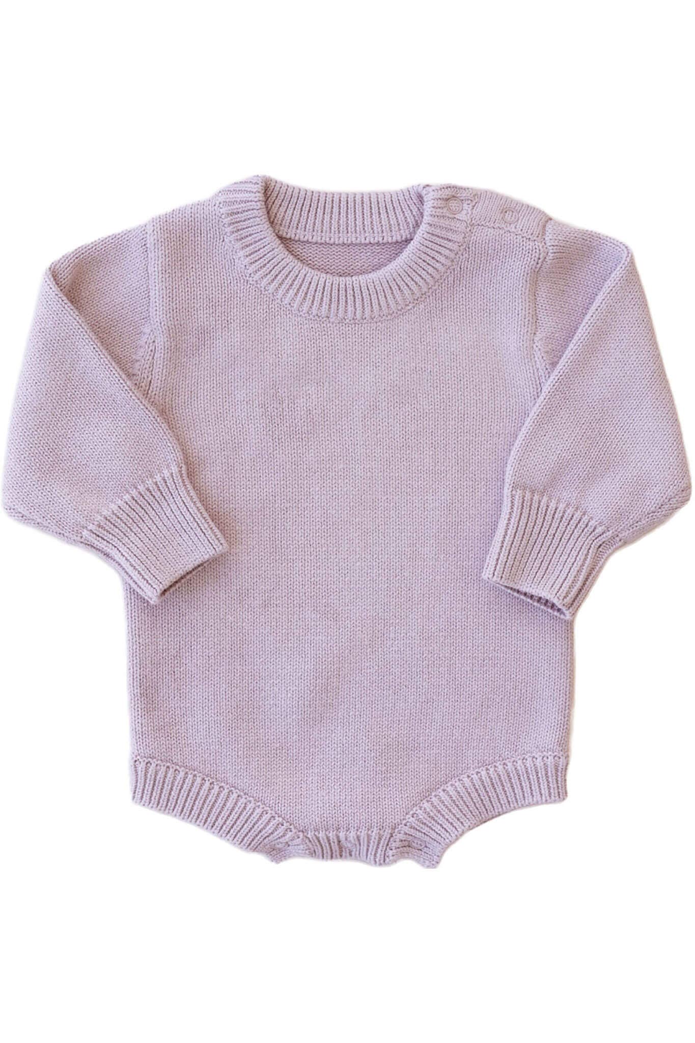 Knit Sweater Bubble Romper — Caden Lane