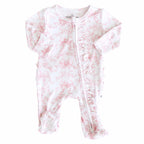 Fancy Frills Ruffle Zipper Footie — Caden Lane Baby Sleepwear