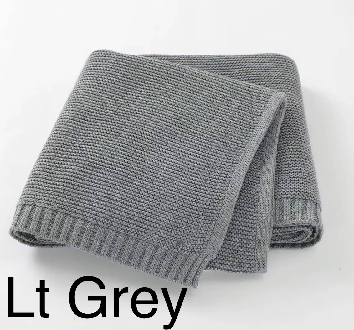 Knitted 100% Cotton Nap Time Blanket - Premium Baby Gift from Zsa Zsa & LoLLi - Just $32.95! Shop now at Pat's Monograms