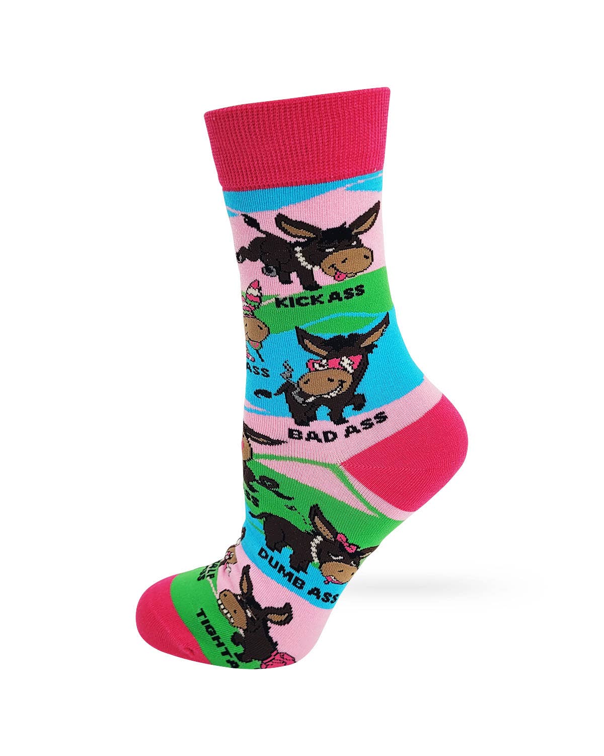 Asses - Smart, Dumb, Kick, Bad, Tight, Wise, Etc - Women's Crew Socks — Fabdaz