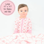 Muslin Quilt Baby & Kids Blanket Beautiful Bows — LollyBanks Baby Blanket
