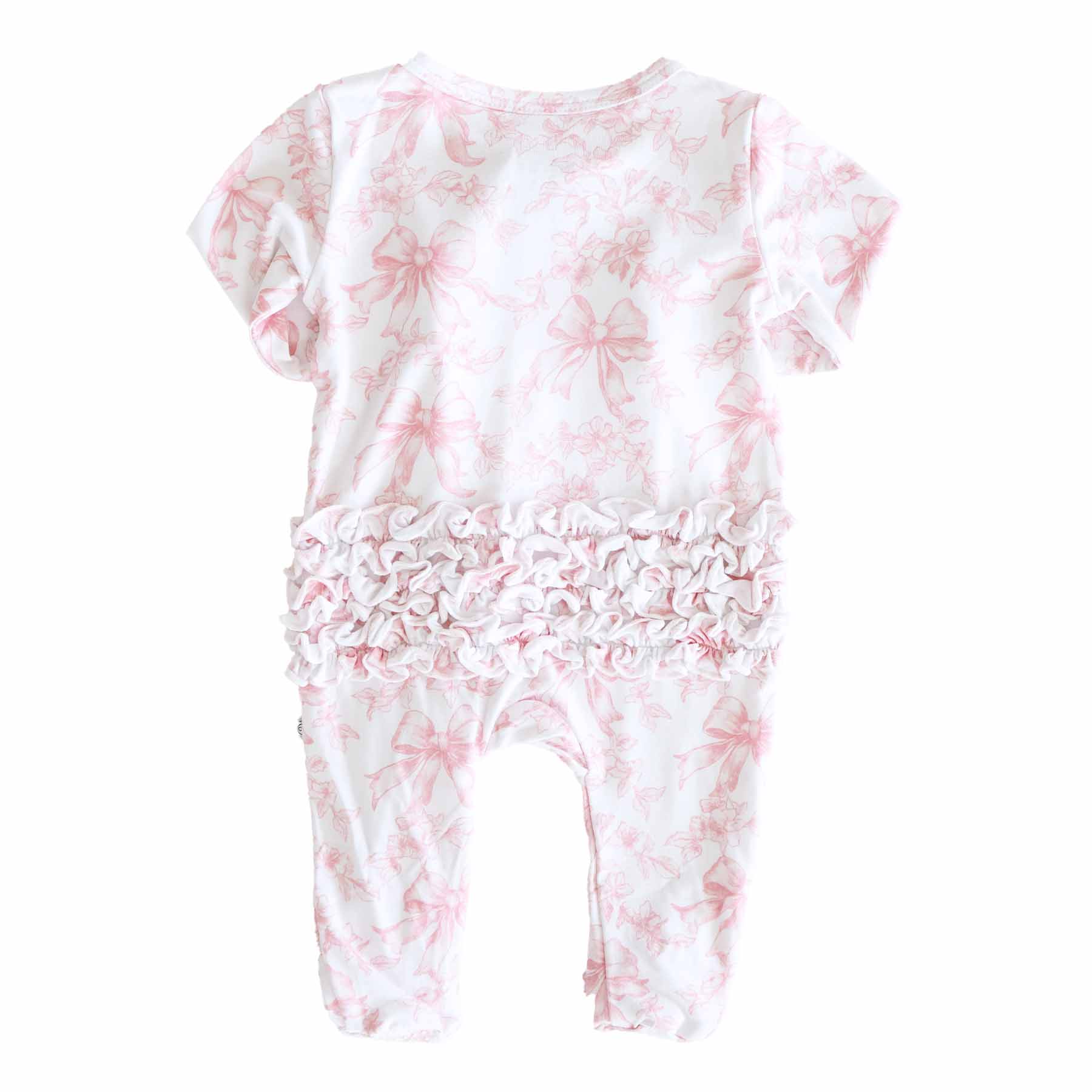 Fancy Frills Ruffle Zipper Footie — Caden Lane Baby Sleepwear
