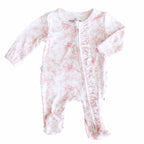 Fancy Frills Ruffle Zipper Footie — Caden Lane Baby Sleepwear