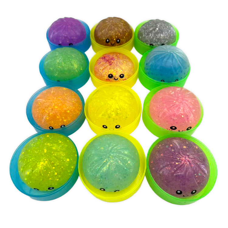 Glow-in-the-Dark Mystery Dumpling Squishy Toy — Novelty Brands