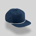 Navy / White Rope — Blank Rope Hats Hats & Caps