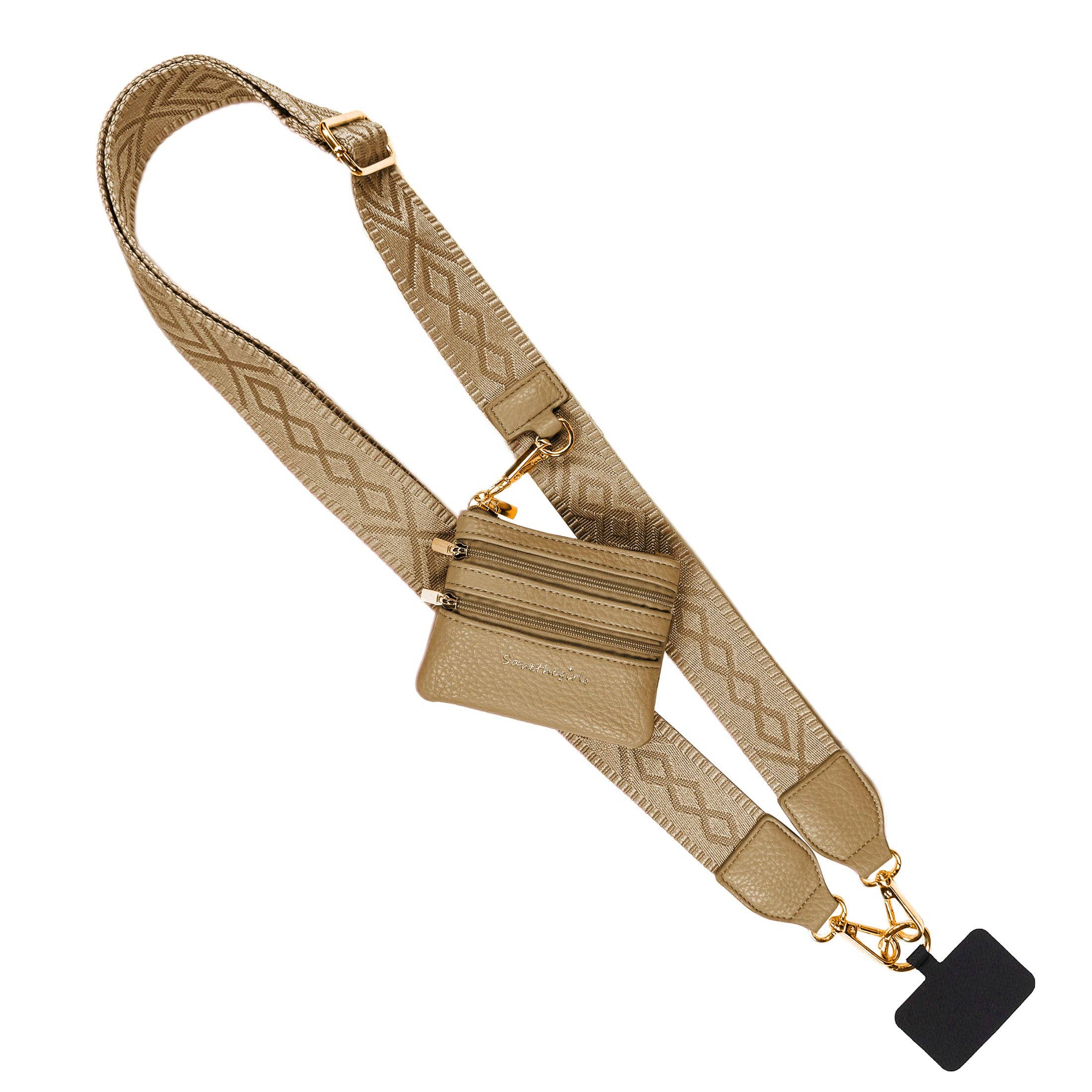 Clip & Go Strap w/Zippered Pouch Classic — Save The Girls Accessories
