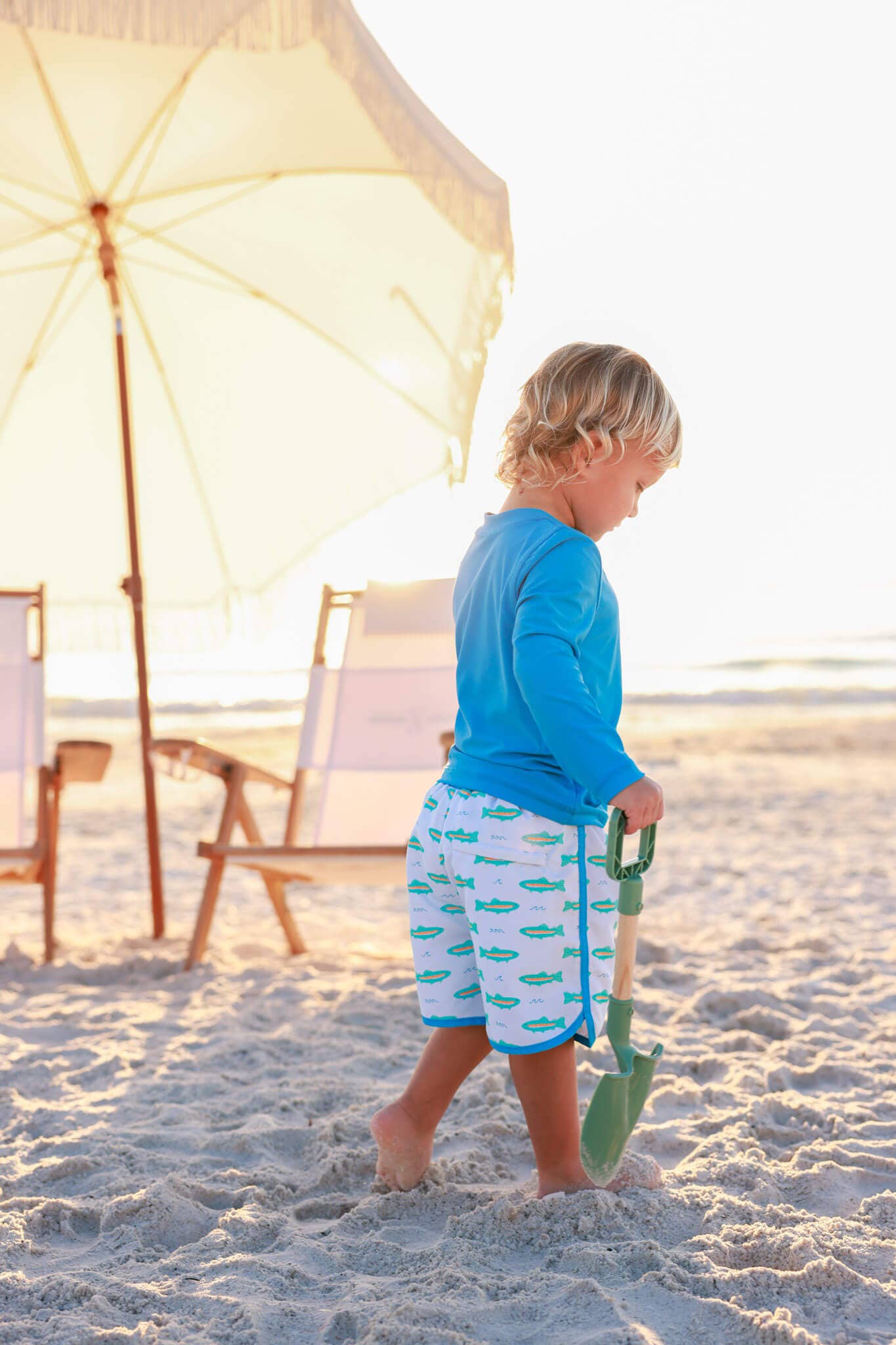 Long Sleeve Rash Guard Shirt — Caden Lane Baby & Toddler Tops