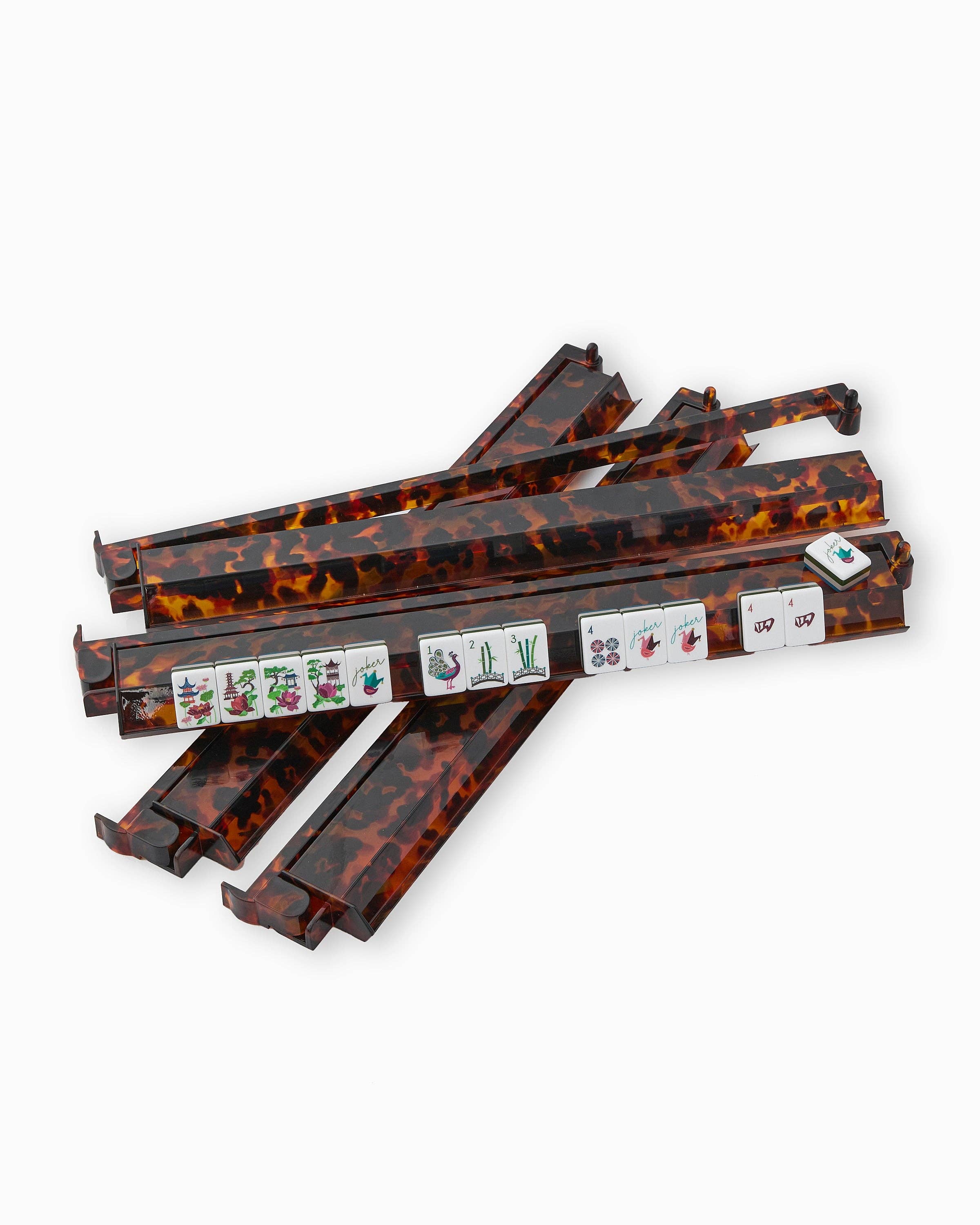 Tortoise Shell Rack & Pusher — Oh My Mahjong