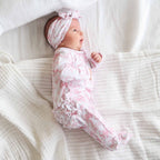 Fancy Frills Ruffle Zipper Footie — Caden Lane Baby Sleepwear