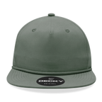 Decky 6032 Classic Rope Cap, 5 Panel Flat Bill Hat, Snapback — The Park Wholesale Caps