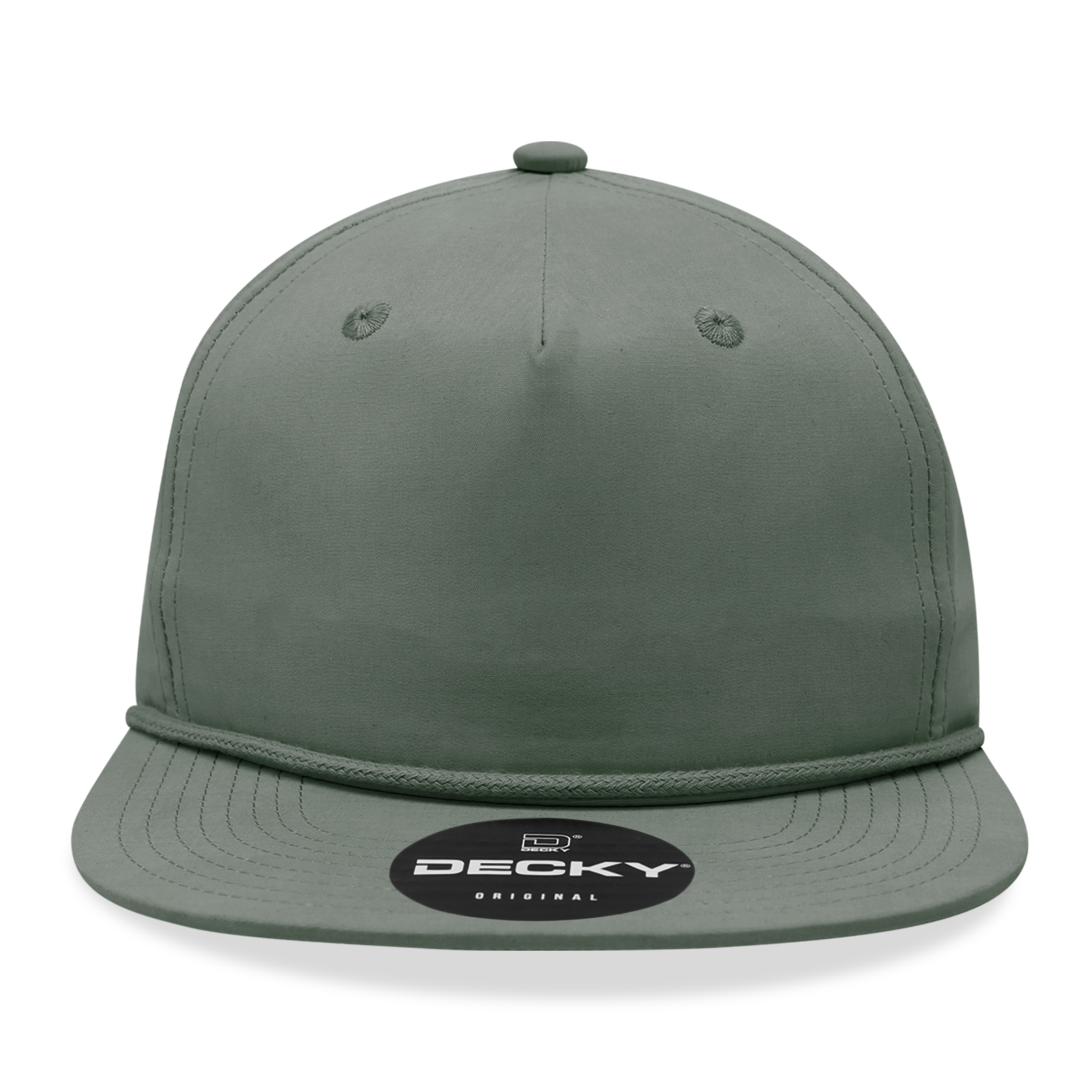 Decky 6032 Classic Rope Cap, 5 Panel Flat Bill Hat, Snapback — The Park Wholesale Caps