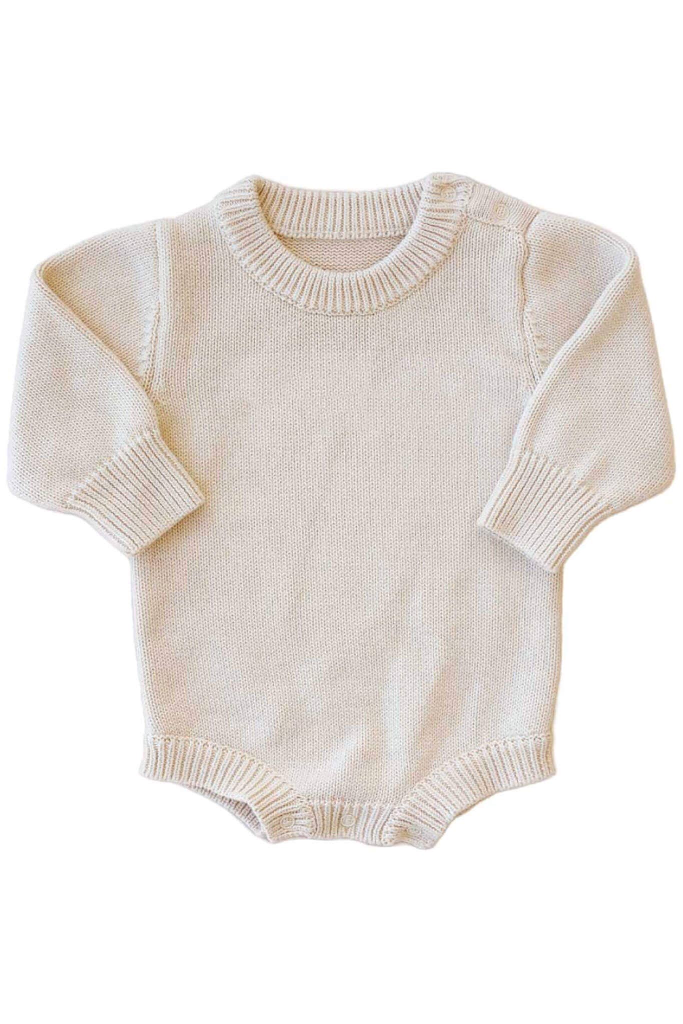 Knit Sweater Bubble Romper — Caden Lane