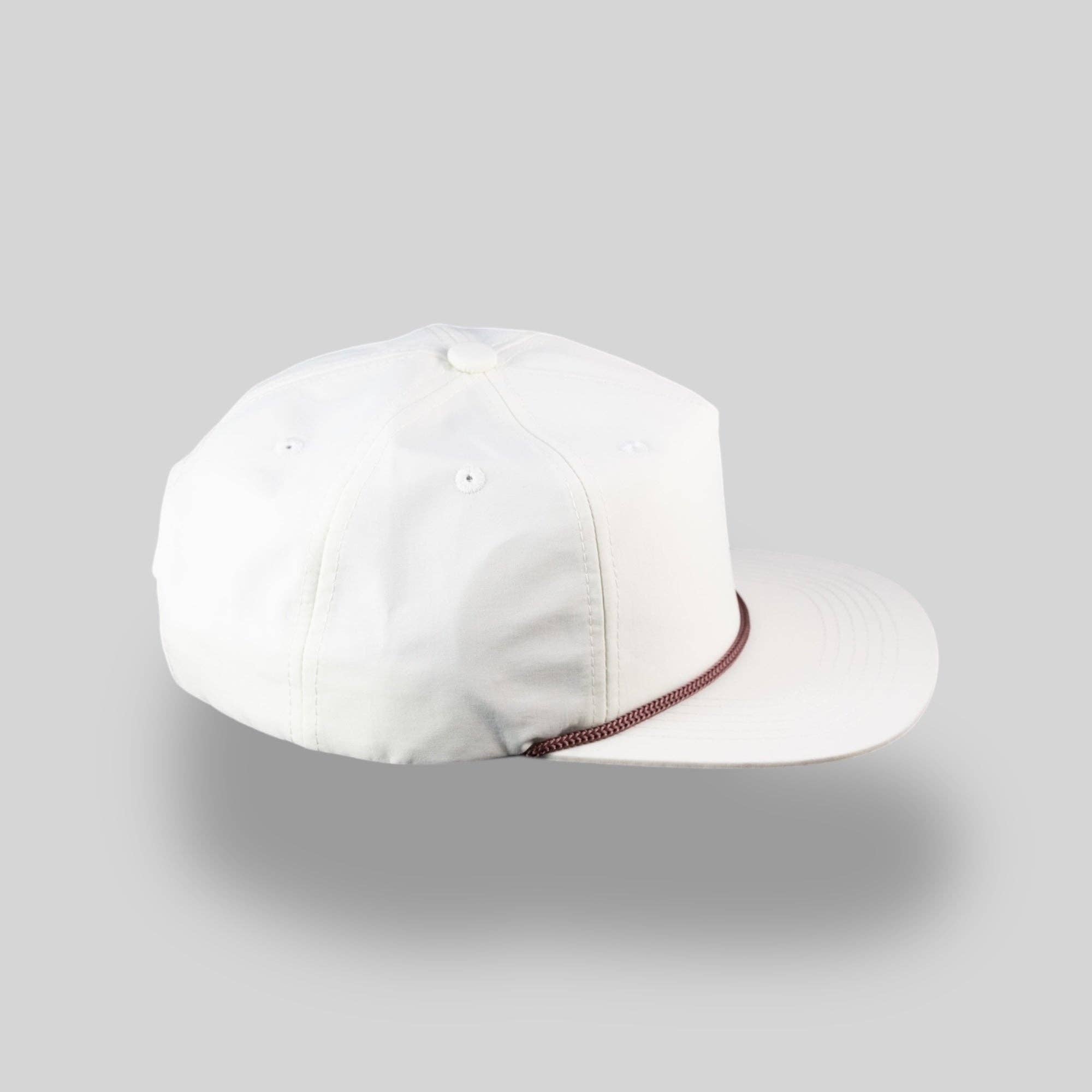 Ivory / Brown Rope — Blank Rope Hats Hats & Caps