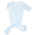 Paty Knit Knotted Overlap Shoulder Gown — Baby Sleepwear