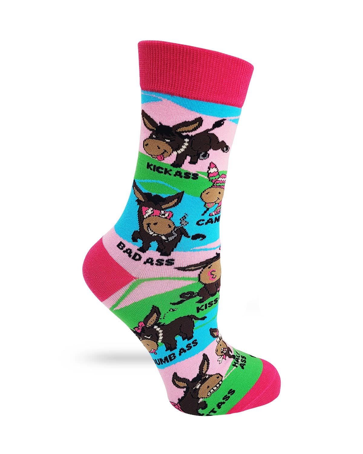 Asses - Smart, Dumb, Kick, Bad, Tight, Wise, Etc - Women's Crew Socks — Fabdaz