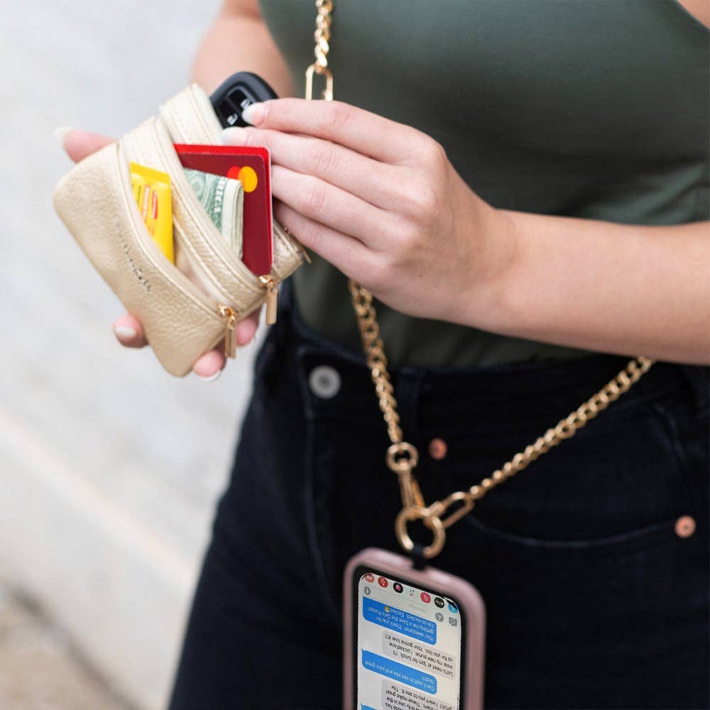 Clip & Go Chain w/Zippered Pouch — Save The Girls Accessories