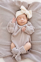Knit Sweater Bubble Romper — Caden Lane
