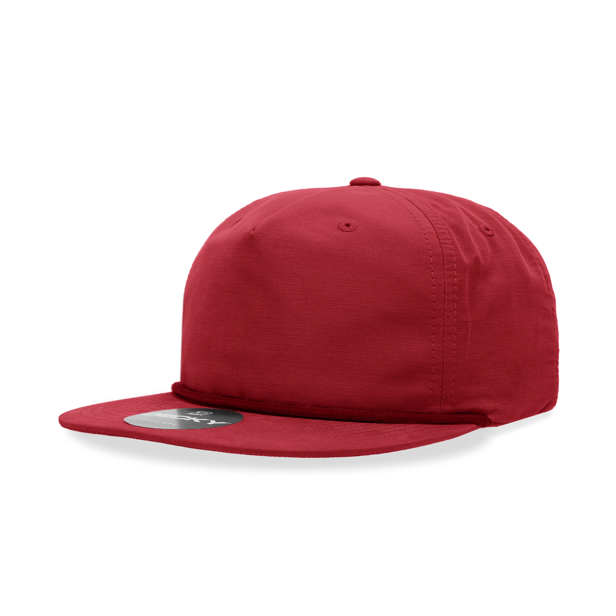 Decky 6032 Classic Rope Cap, 5 Panel Flat Bill Hat, Snapback — The Park Wholesale Caps
