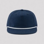 Navy / White Rope — Blank Rope Hats Hats & Caps