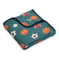 Muslin Quilt Baby & Kids Blanket Little Athlete Sporty — LollyBanks Baby Blanket