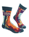 A Good Guy is Hard to Find Men's Novelty Bigfoot Crew Socks — Fabdaz