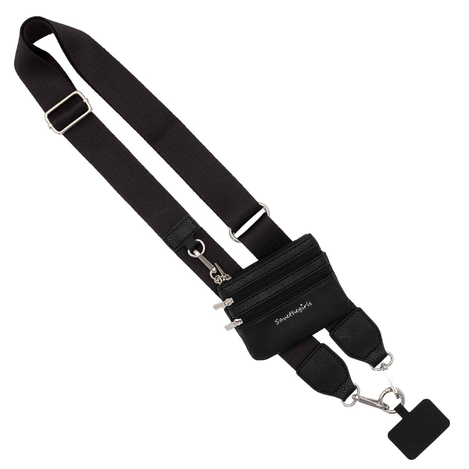 Clip & Go Strap w/Zippered Pouch — Save The Girls Accessories