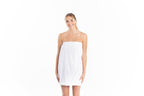 Seersucker Spa Wrap - White — Bella Sleep + Spa